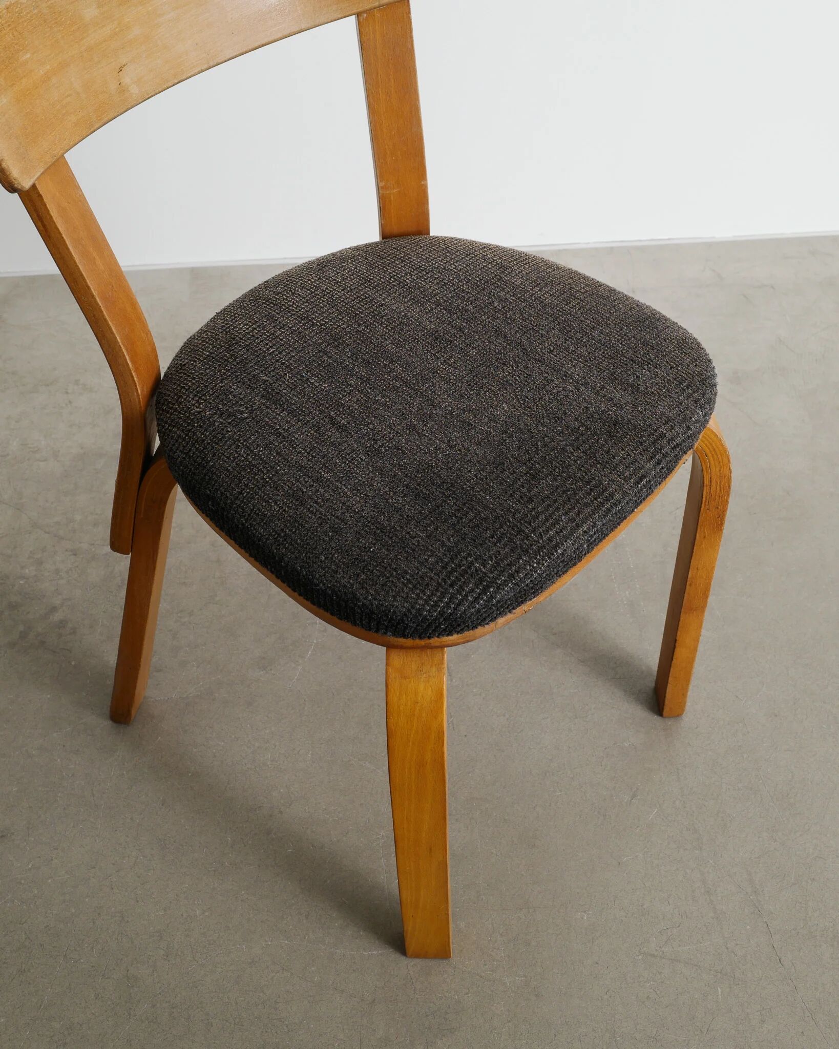 Early Vintage Finnish Mid Century Alvar Aalto Wooden Desk & Chair, 1940s