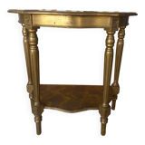 Louis XVI style gilded wood console