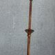 Turned wooden floor lamp from the 1950s.