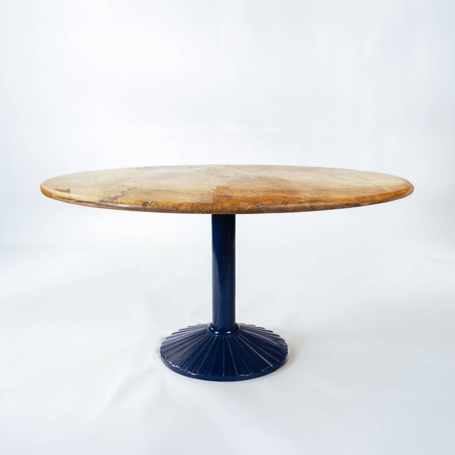 Table ronde postmoderne en marbre Zanotta, Italie, années 1980