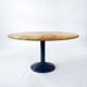 Table ronde postmoderne en marbre Zanotta, Italie, années 1980