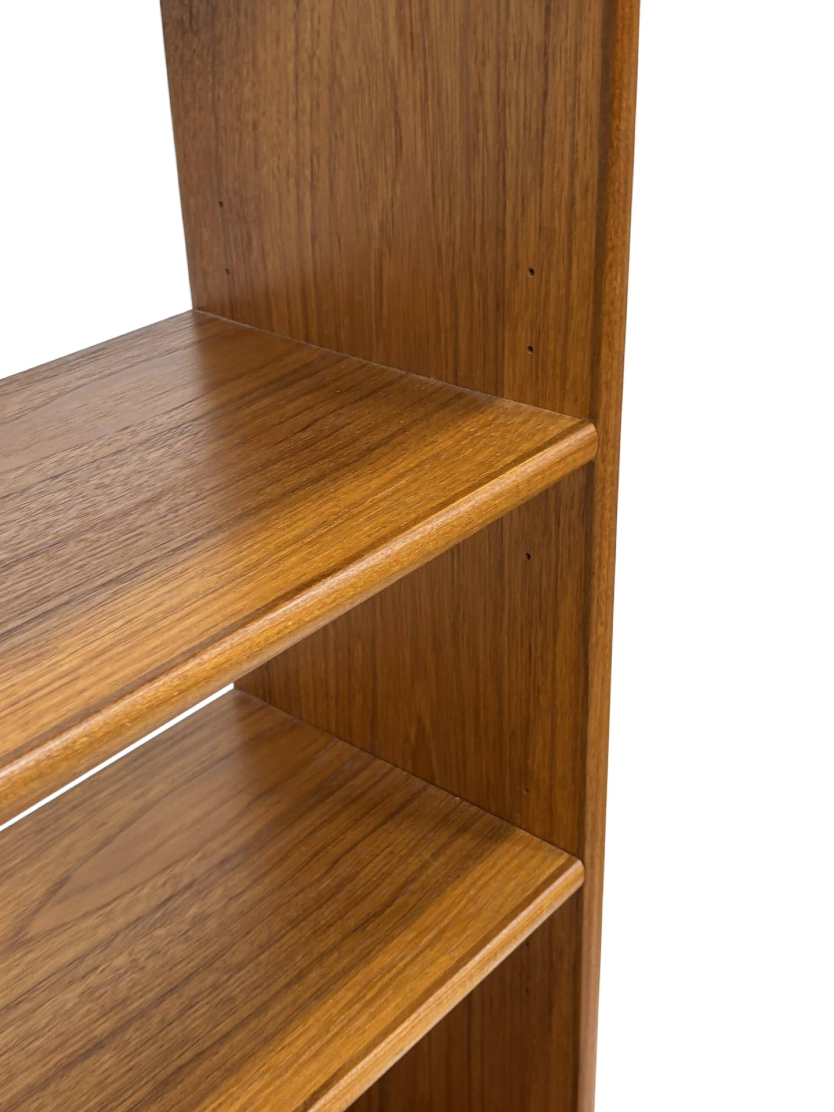 Vintage teak wall cabinet bookcase workplace Danish Design 60's