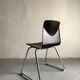 7 Pagholtz tubular steel stackable dining chairs | West Germany | 1960s