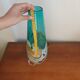 Tall vintage vase in blown glass in Murano style – 40 cm