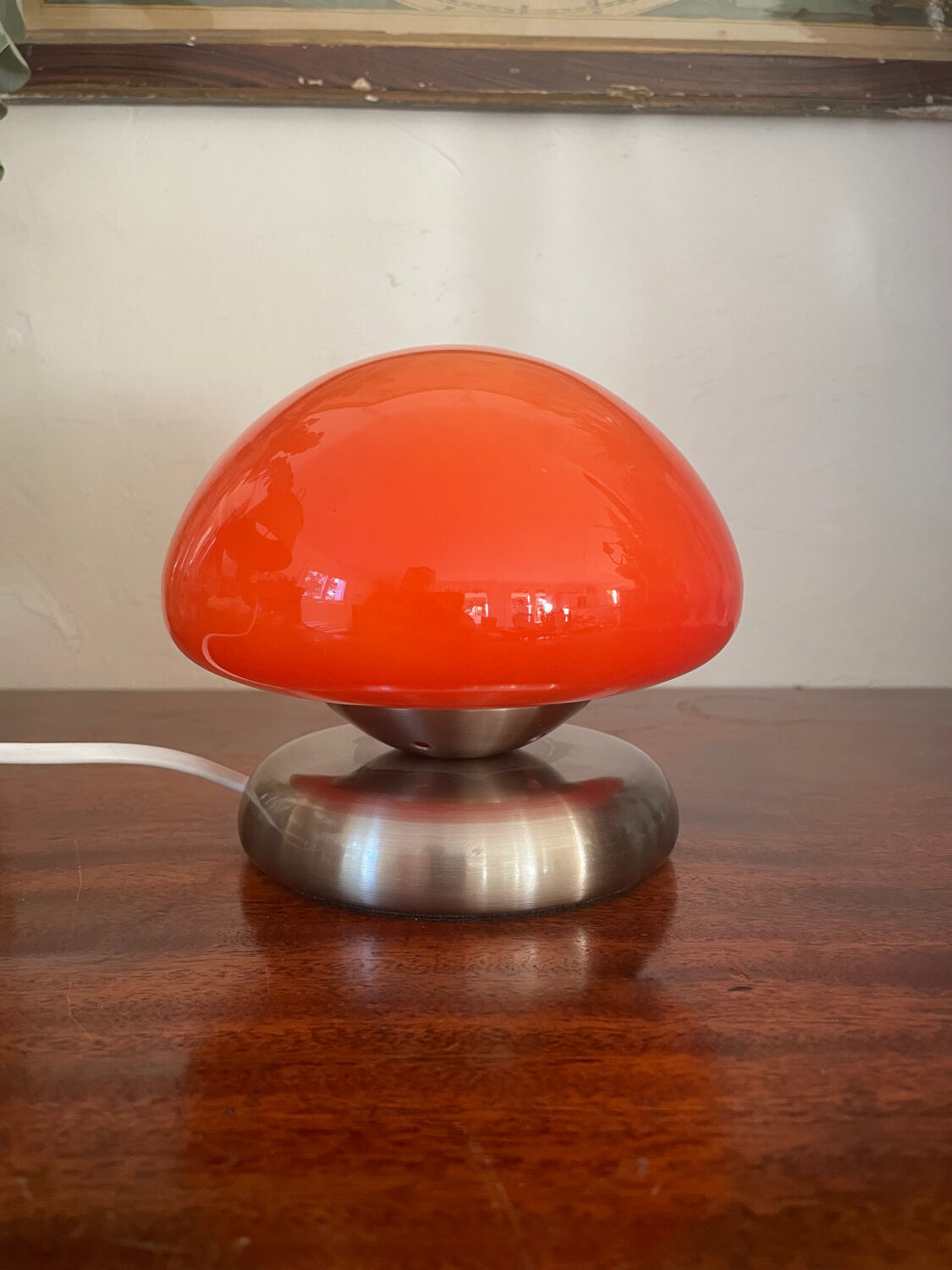 80s tactile mushroom lamp