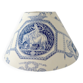 Blue toile de Jouy lampshade