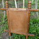bamboo mirror with hanging chain 43X 48cm