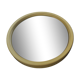 Miroir rond beige pop vintage 70