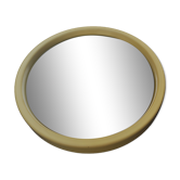 Miroir rond beige pop vintage 70
