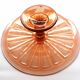 Art Deco glass display cake dish