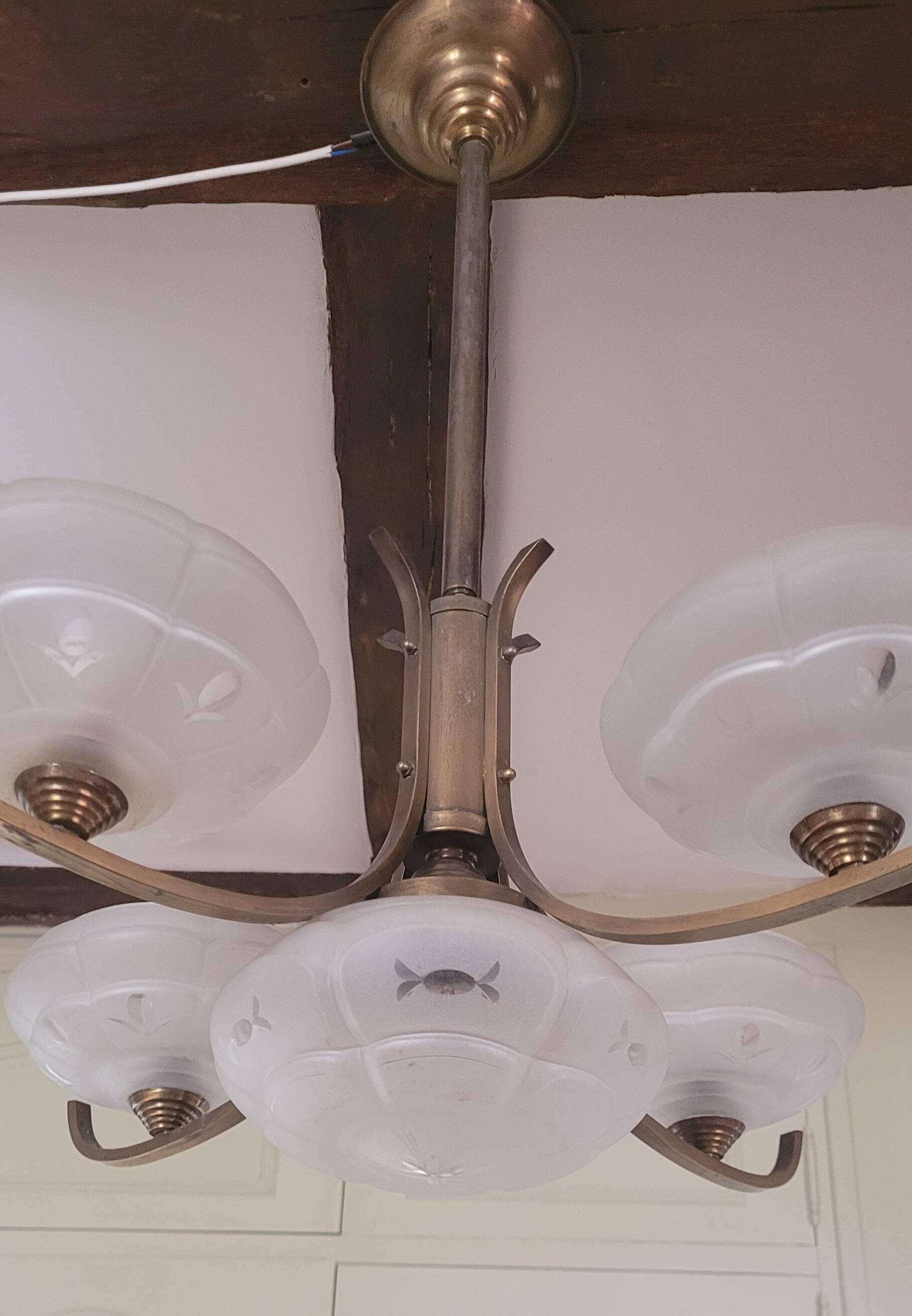 Vintage chandelier from the 70s