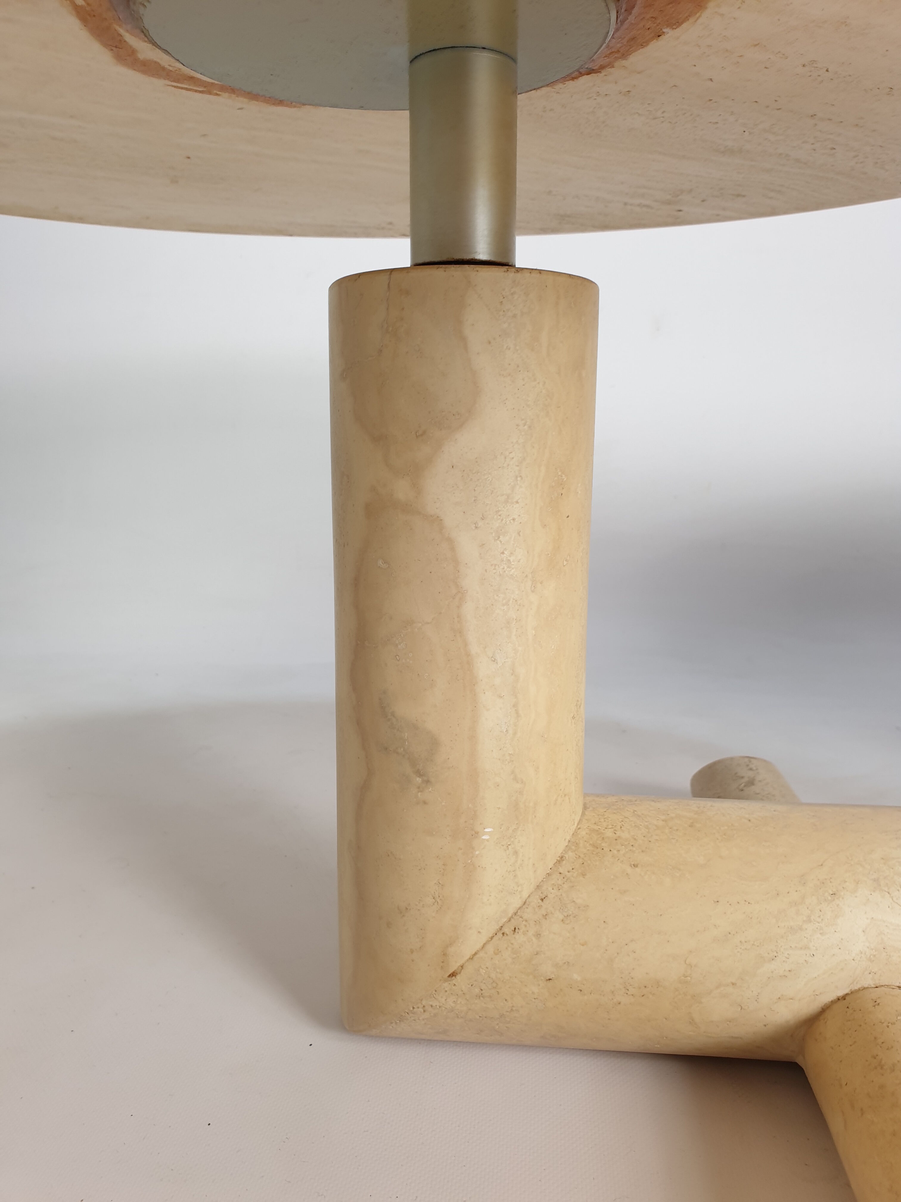 Italian travertine coffee table, 1980s | Selency