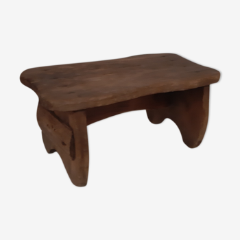 Wooden foot stool