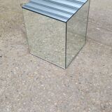 Sofa end cube mirror