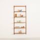 Danish mid century shelving system, set of 6 shelves, 1960s