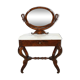 Burl Mahogany Dressing Table, Restoration Period – Early 19th Century