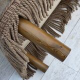 1970s, Danish armchair, original condition, furniture velour, beech wood.