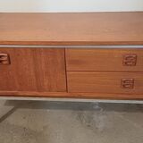 Low sideboard, vintage Scandinavian style sideboard