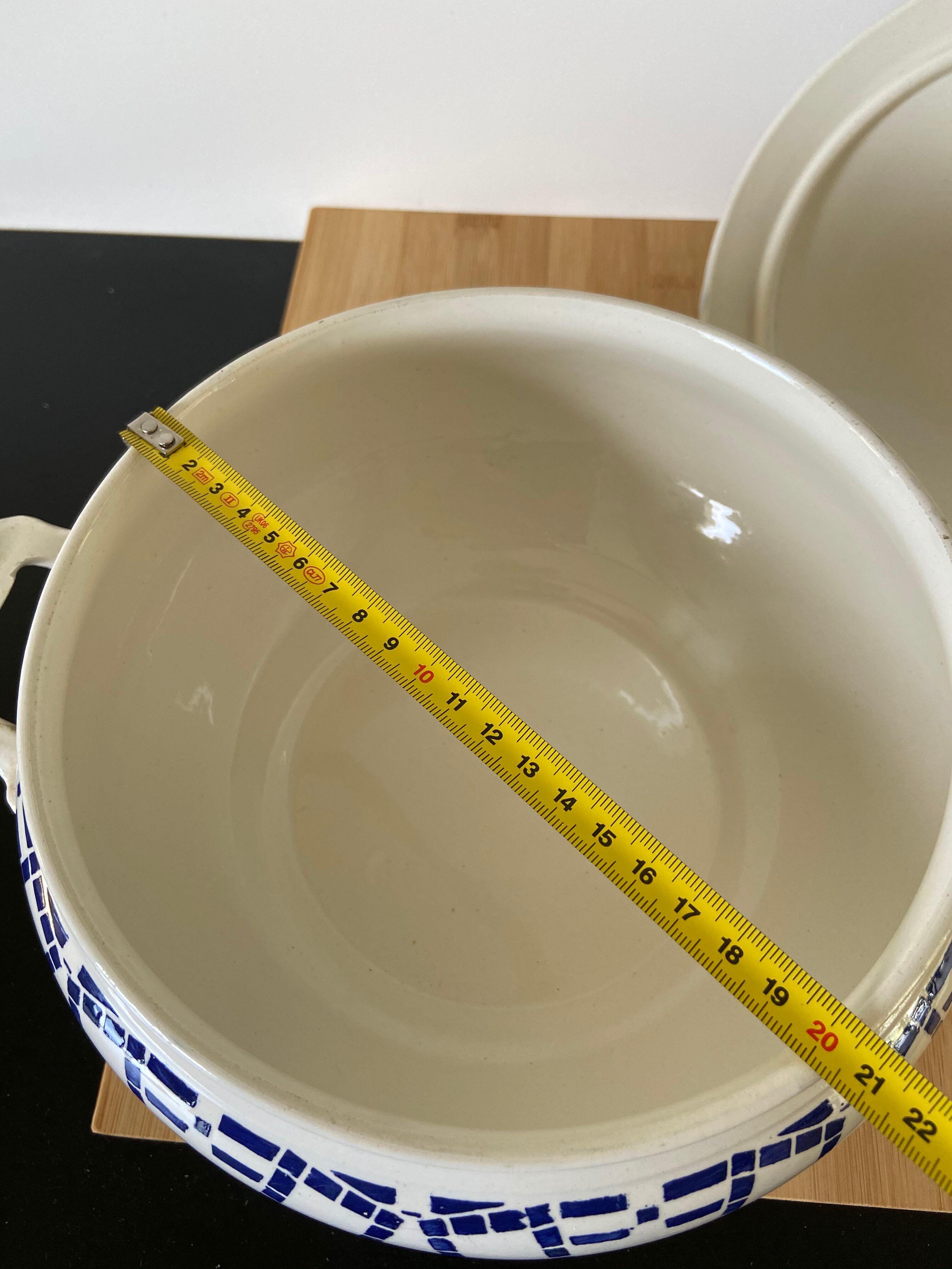 Limoges porcelain bulging soup