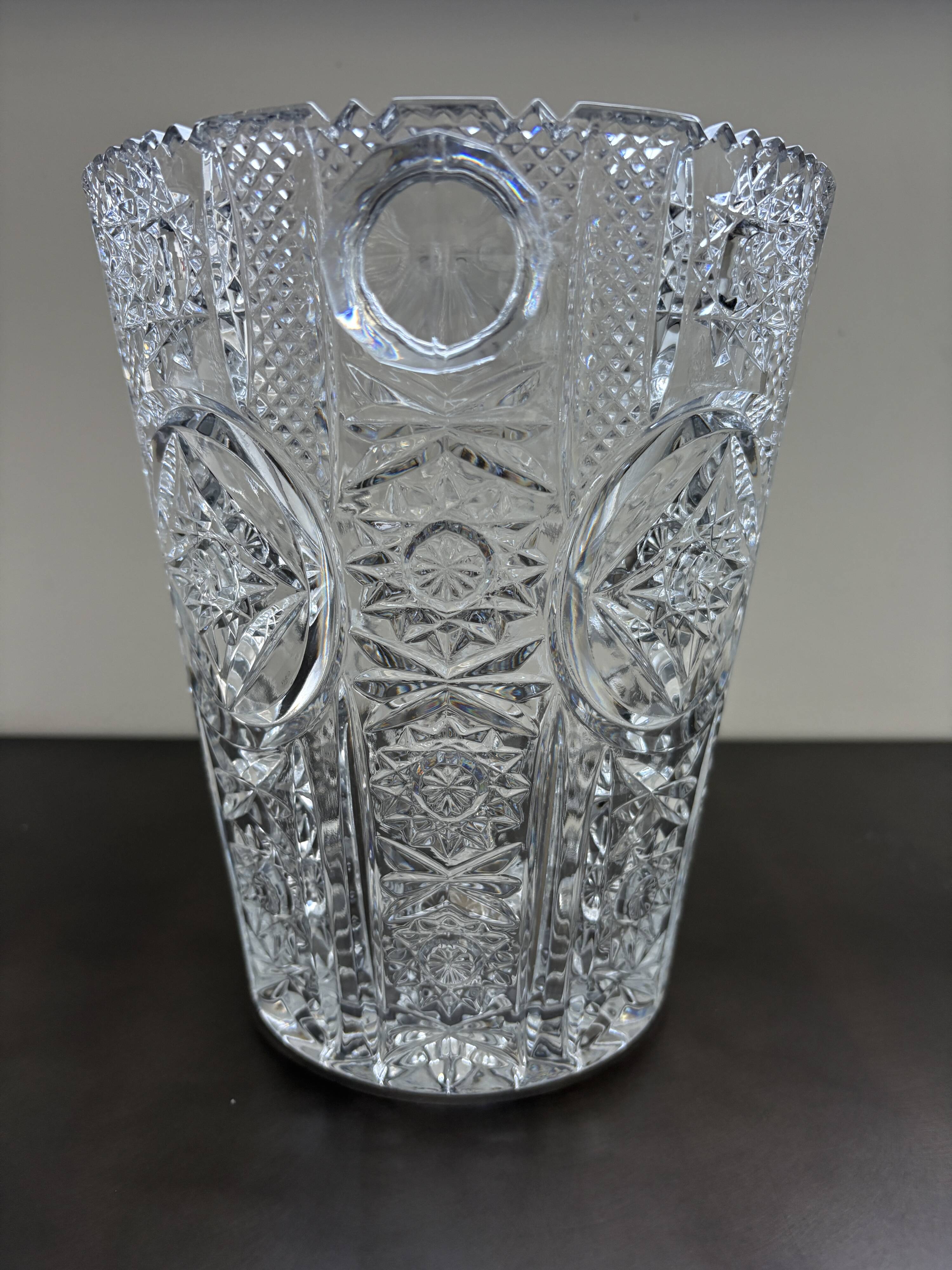 Chiseled Crystal Champagne or Ice Bucket