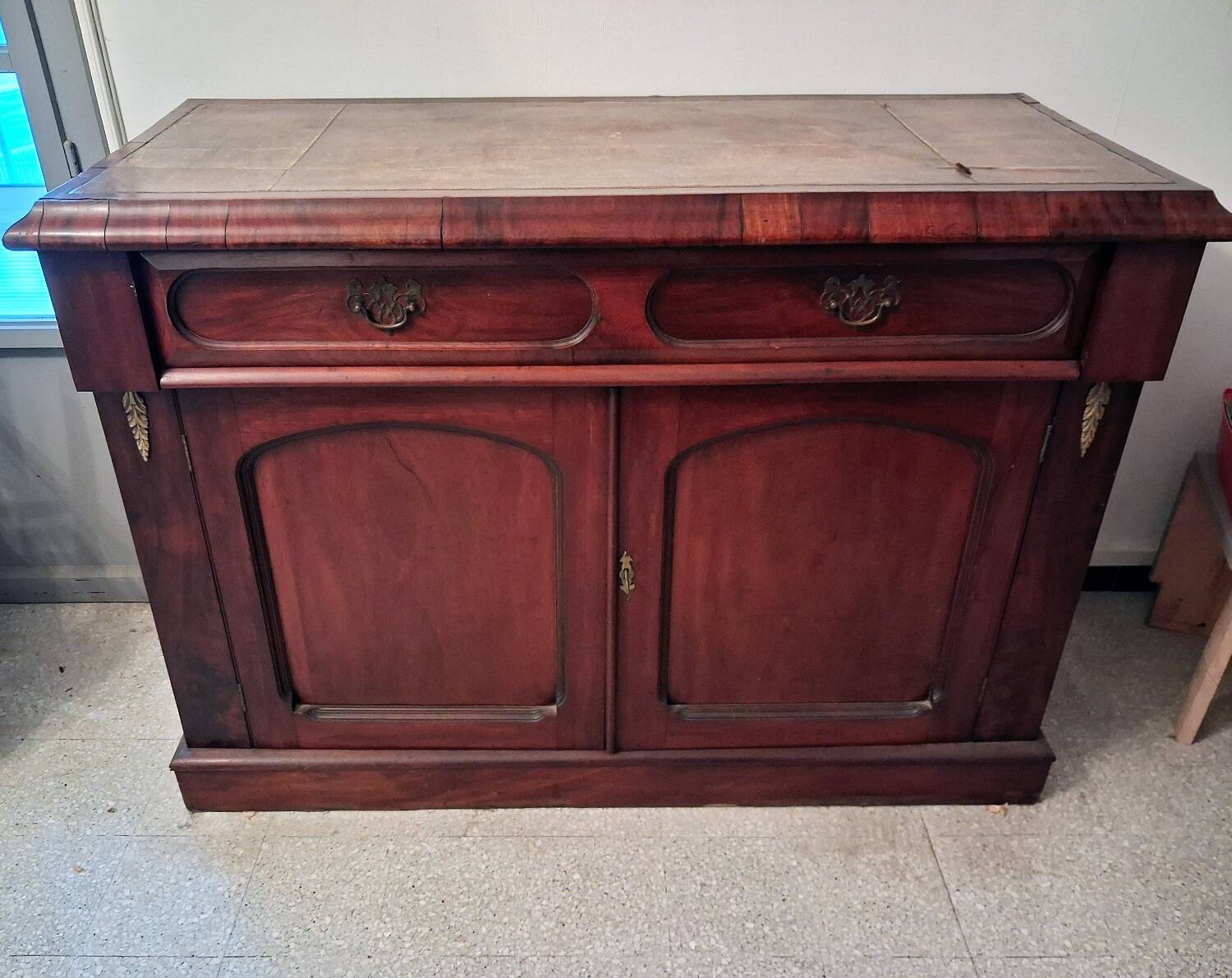English buffet in mahogany