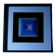 Tableau Vintage Art Optique - Victor Vasarely - Frame 40x40cm
