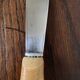 Bamboo handle cheese knife