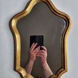 Vintage Louis XV style mirror, twisted, 41 cm