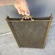 Antique fireplace screen from the 19th century, Napoleon III spark guard.