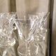 Suite of 7 glasses with cooked wine or port crystal st louis model jersey