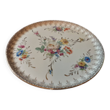 Large porcelain dish Limoges Email