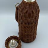 Vintage rattan thermos