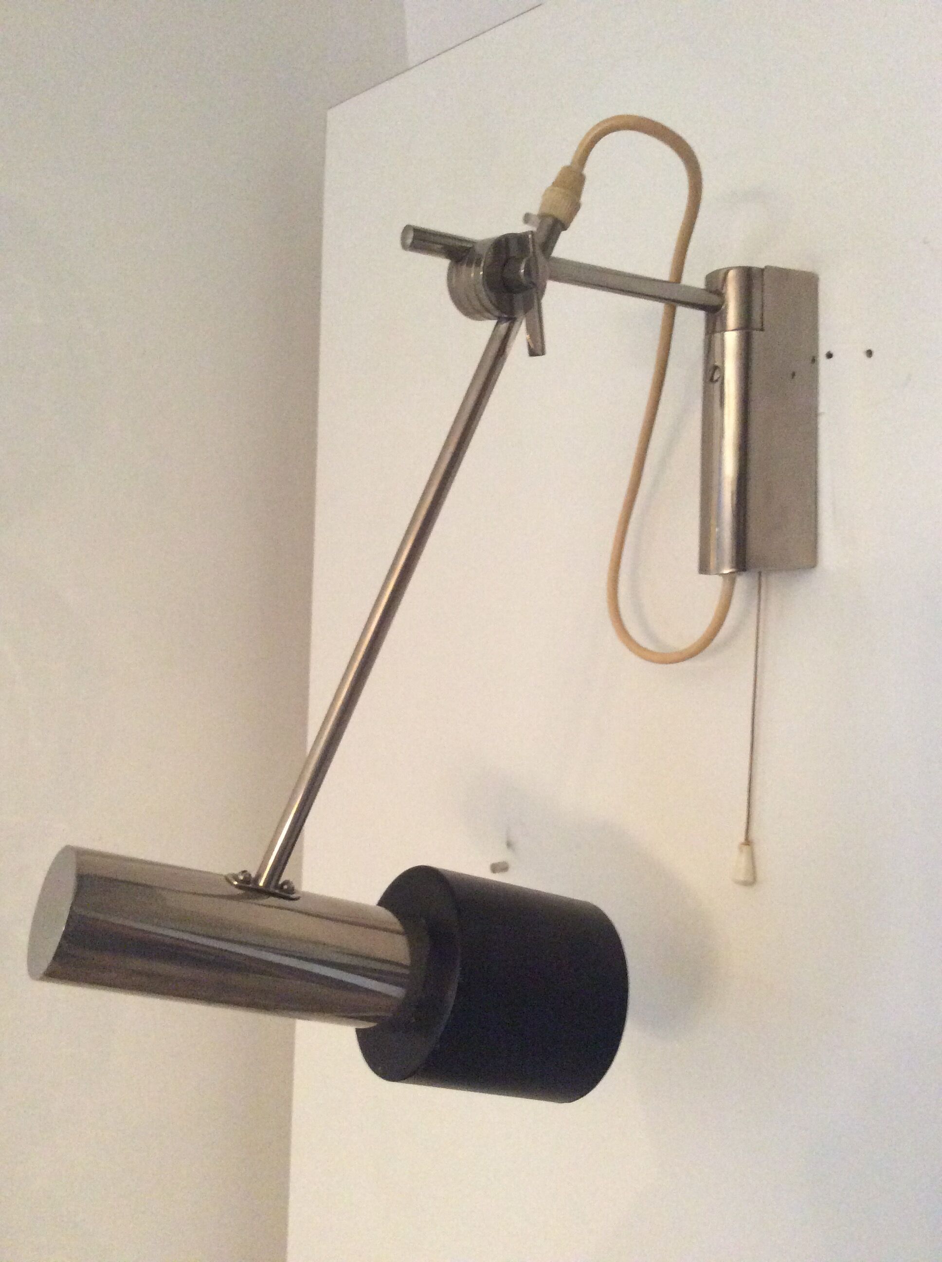 Vintage articulated stem lamp from the 50s and 60s