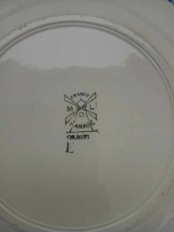 6 assiettes creuses Moulin des Loups