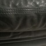 Black leather armchair Natuzzi
