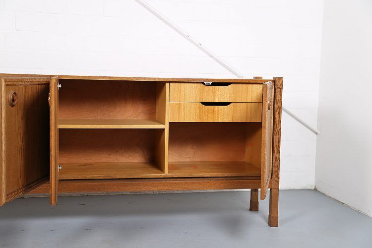 Vintage 60's German oak sideboard