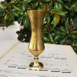 Small brass vase