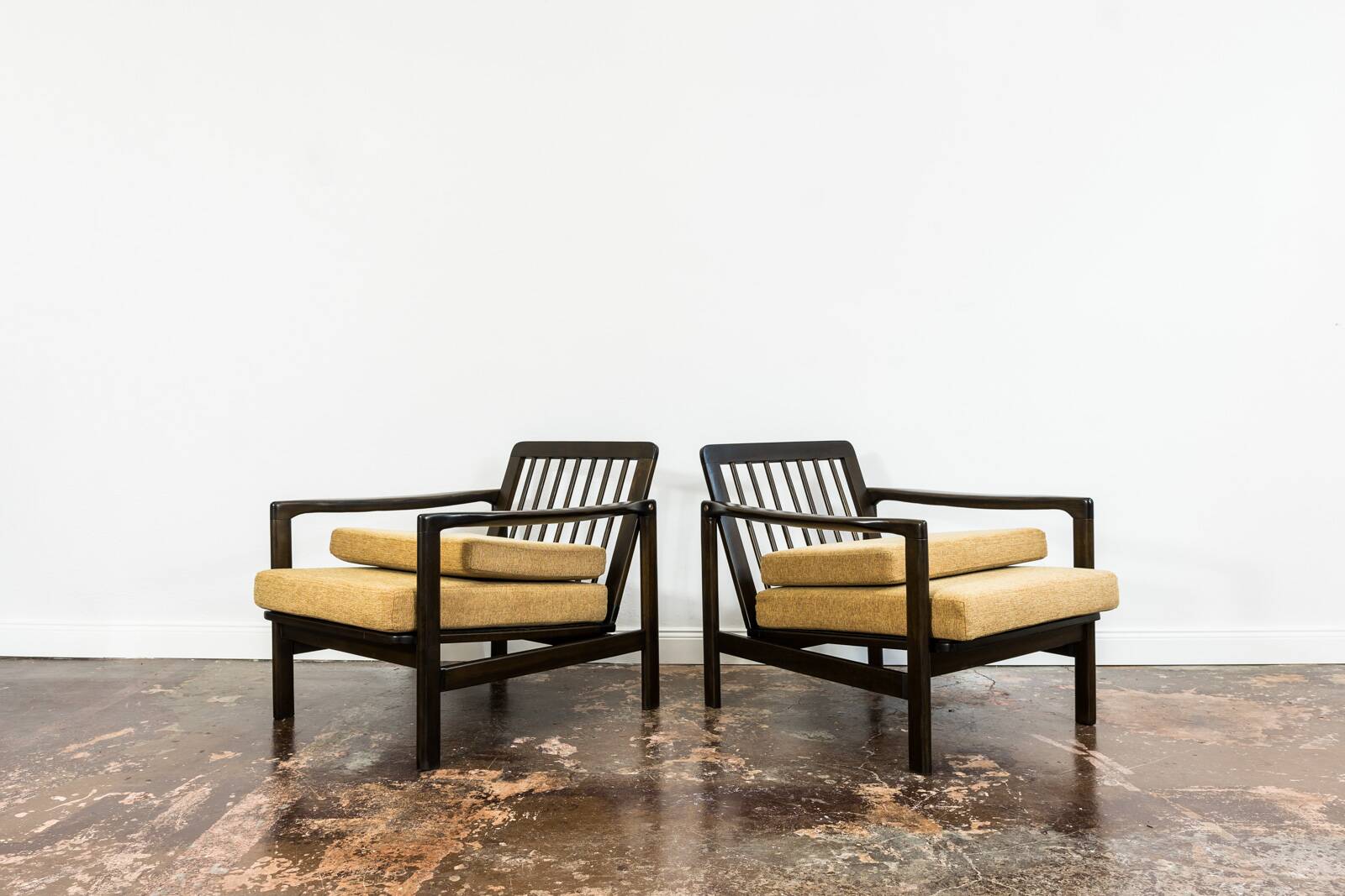 Fauteuils style Mid-Century de Zenon Bączyk, années 1960, lot de 2