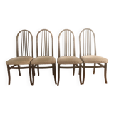 4 chaises bois Baumann modèle Éden vintage