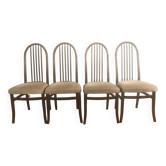 4 chaises bois Baumann modèle Éden vintage