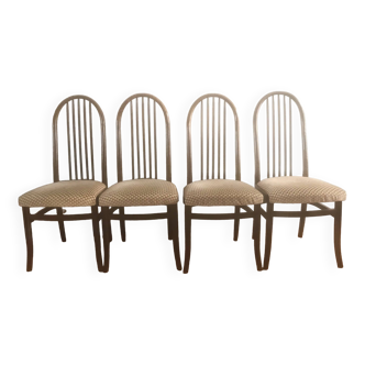 4 Baumann vintage Eden model wooden chairs