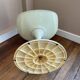 Fauteuil pied tulipe , vintage 1970