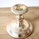 Silver candle holder