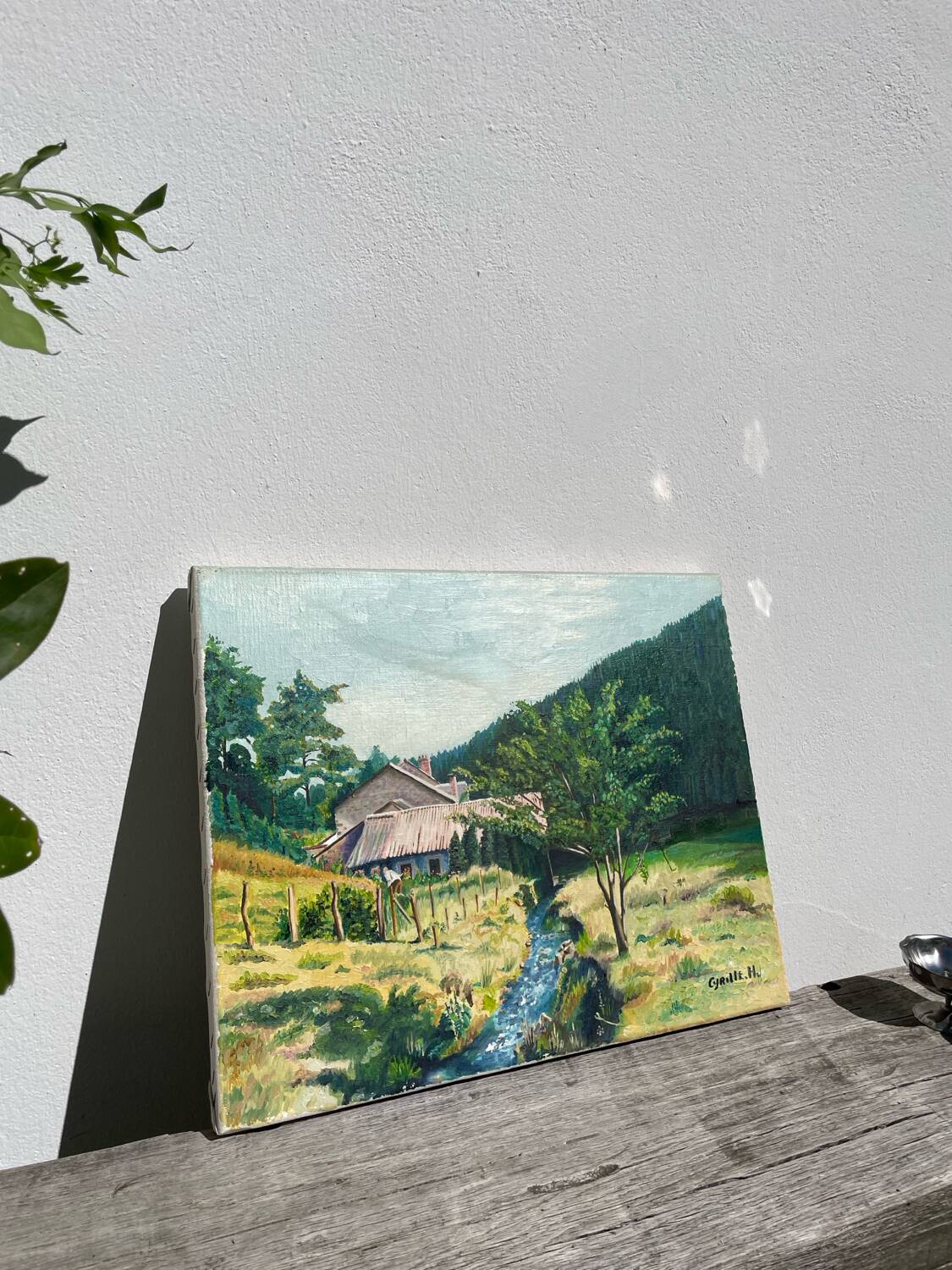 Landscape oil painting