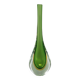 1960s Gorgeous Green and Yellow Vase By Flavio Poli