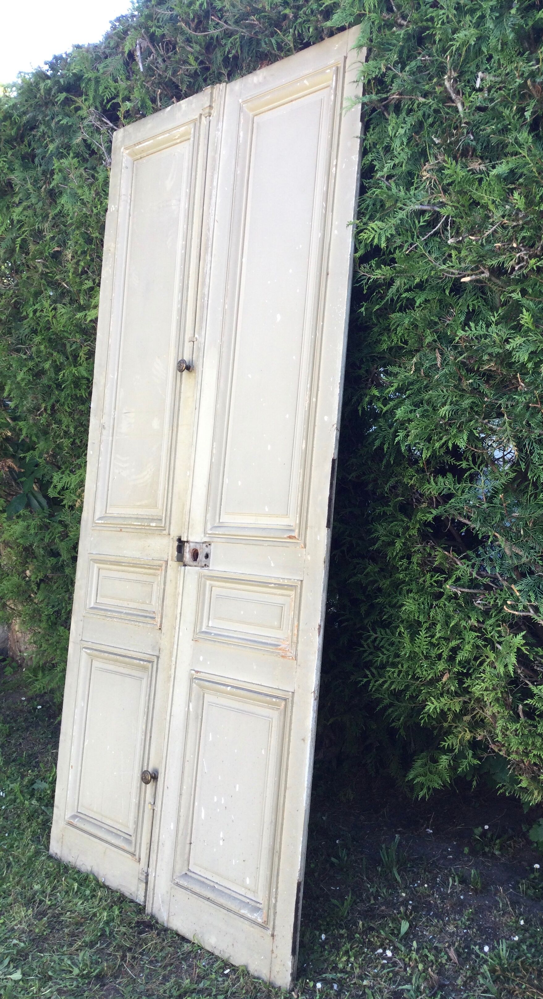 Paire de portes bois 270 cm