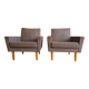 Paire de fauteuils club 70"
