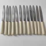 Set of 12 stainless steel and bakelite knives