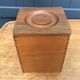 Set of four wooden kitchen boxes