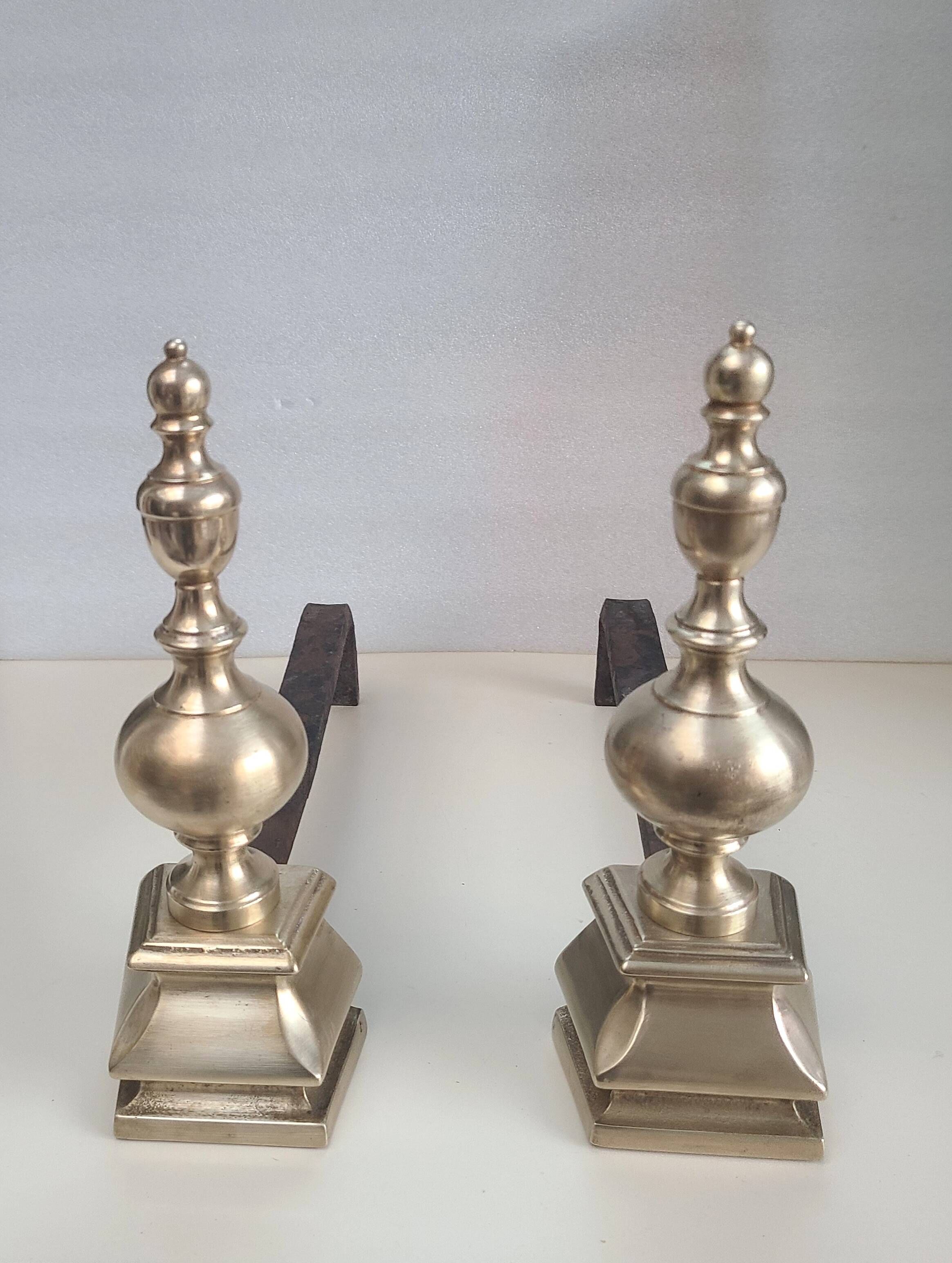 Louis Philippe andirons